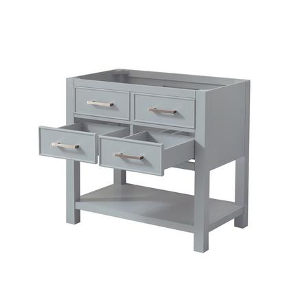 Hampton 36 in. Chilled Gray Single Vanity Base Hampton 36 in. Chilled Gray Single Vanity Base