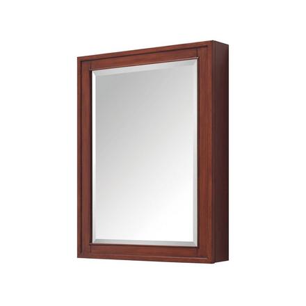 Landon 24 in. Tobacco Mirror Medicine Cabinet Landon 24 in. Tobacco Mirror Medicine Cabinet