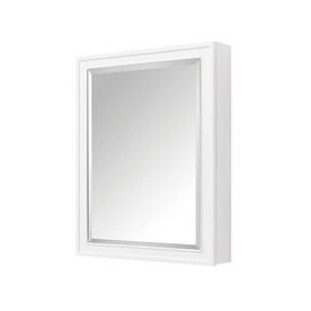 Landon 24 in. White Mirror Medicine Cabinet Landon 24 in. White Mirror Medicine Cabinet