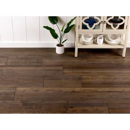 Palisades Dark Hickory Wire Brushed Solid Hardwood Palisades Dark Hickory Wire Brushed Solid Hardwood