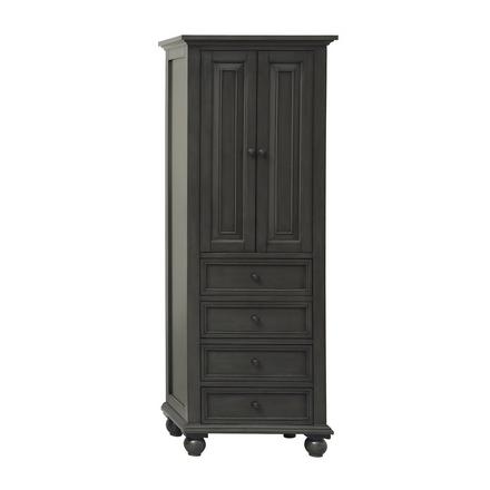 Tompkins Gray 24 in. Linen Tower Tompkins Gray 24 in. Linen Tower