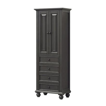 Tompkins Gray 24 in. Linen Tower Tompkins Gray 24 in. Linen Tower