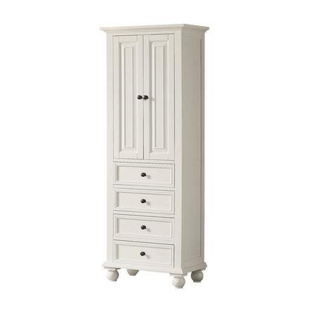 Tompkins French White 24 in. Linen Tower Tompkins French White 24 in. Linen Tower