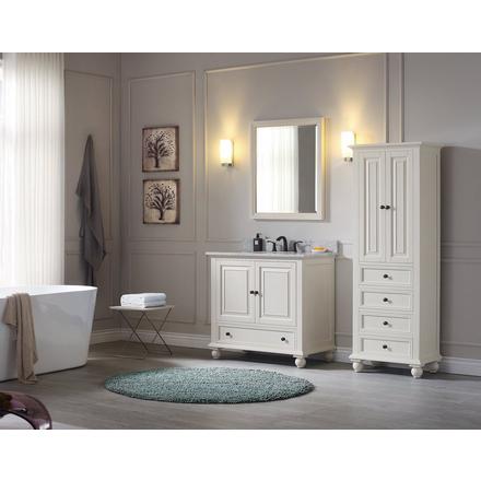 Tompkins French White 24 in. Mirror Tompkins French White 24 in. Mirror