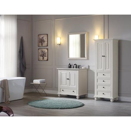 Tompkins French White 30 in. Vanity Base Tompkins French White 30 in. Vanity Base