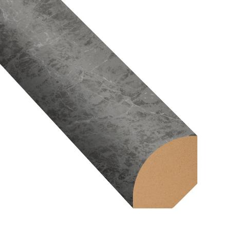 Stone Gray Marble 94in. Vinyl Quarter Round Stone Gray Marble 94in. Vinyl Quarter Round