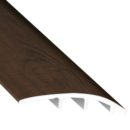 Dark Mahogany 94in. Vinyl Overlapping Reducer Dark Mahogany 94in. Vinyl Overlapping Reducer