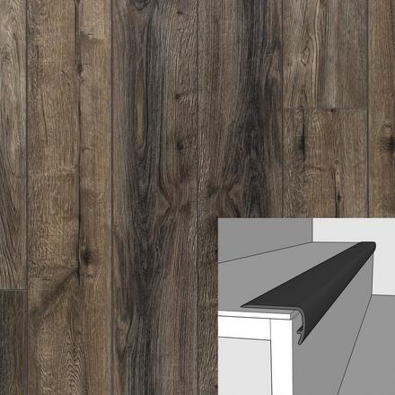 Prado 94in. Vinyl Overlapping Stair Nose Prado 94in. Vinyl Overlapping Stair Nose