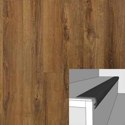 Founders Gunstock 94in. Vinyl Overlapping Stair Nose Founders Gunstock 94in. Vinyl Overlapping Stair Nose