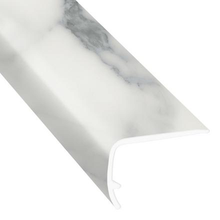Strada Marble 94in. Vinyl Overlapping Stair Nose Strada Marble 94in. Vinyl Overlapping Stair Nose