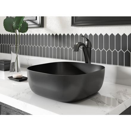 Black Square Porcelain Sink Black Square Porcelain Sink