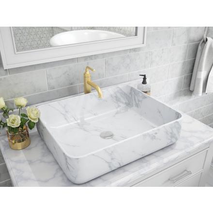 Calacatta Rectangle Porcelain Sink Calacatta Rectangle Porcelain Sink