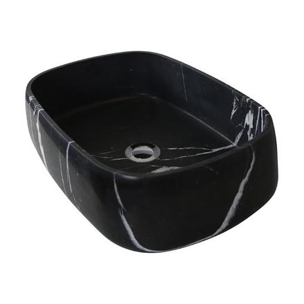 Nero Marquina Rectangular Marble Sink Nero Marquina Rectangular Marble Sink