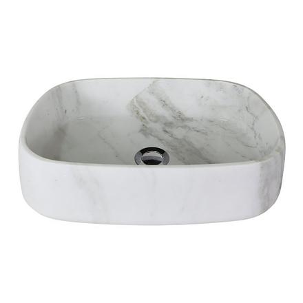 Bianco Orion Rectangular Marble Sink Bianco Orion Rectangular Marble Sink