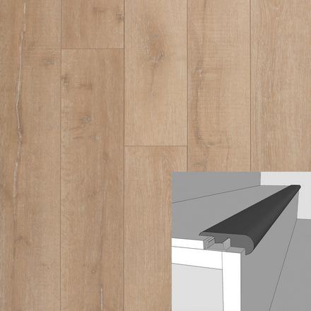 Rustic Timber 94in. Laminate Overlapping Stair Nose Rustic Timber 94in. Laminate Overlapping Stair Nose