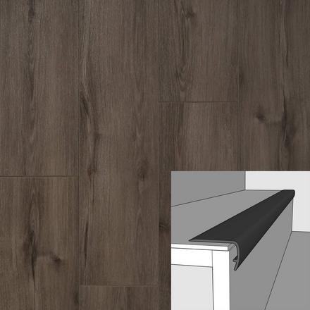 Muse 94in. Vinyl Overlapping Stair Nose Muse 94in. Vinyl Overlapping Stair Nose