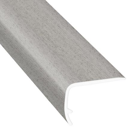 Lineage Grey 94in. Vinyl Overlapping Stair Nose Lineage Grey 94in. Vinyl Overlapping Stair Nose