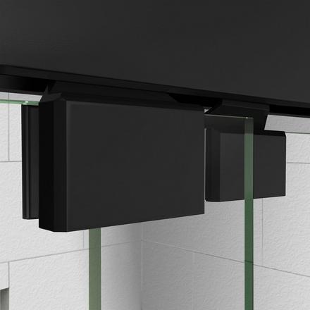 Encore Satin Black Semi-Framless Bypass Tub Door Encore Satin Black Semi-Framless Bypass Tub Door