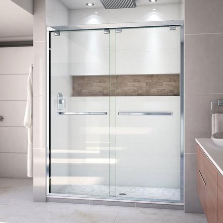 Encore Chrome Semi-Frameless Bypass Shower Door Encore Chrome Semi-Frameless Bypass Shower Door
