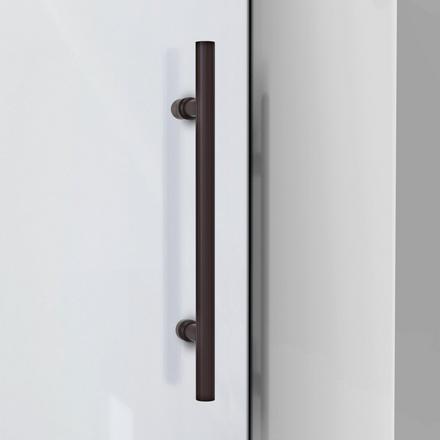 Enigma-XO Oil Rubbed Bronze Fully Frameless Sliding Shower Door Enigma-XO Oil Rubbed Bronze Fully Frameless Sliding Shower Door