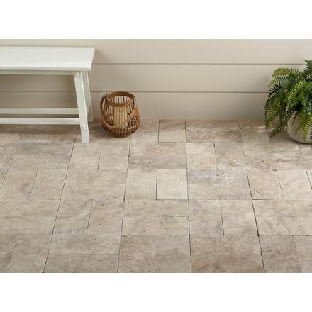 Walnut Tumbled Travertine 3cm. Paver Walnut Tumbled Travertine 3cm. Paver