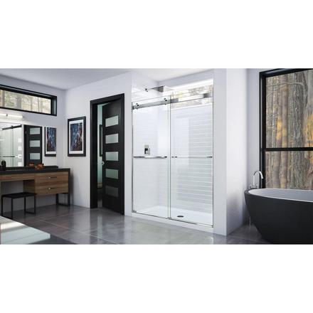 Essence Chrome Frameless Bypass Shower Door Essence Chrome Frameless Bypass Shower Door