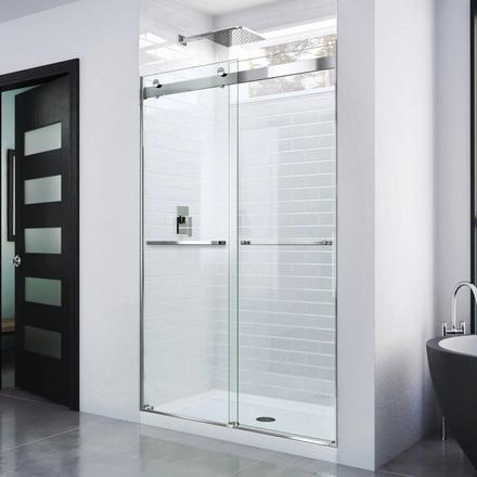 Essence Chrome Bypass Sliding Shower Door Essence Chrome Bypass Sliding Shower Door