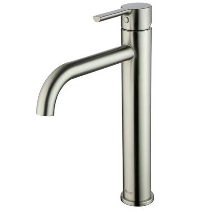 Rhiver Single Handle Brushed Nickel Vessel Bath Faucet Rhiver Single Handle Brushed Nickel Vessel Bath Faucet
