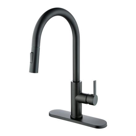 Rhiver Pull Down Matte Black Kitchen Faucet Rhiver Pull Down Matte Black Kitchen Faucet
