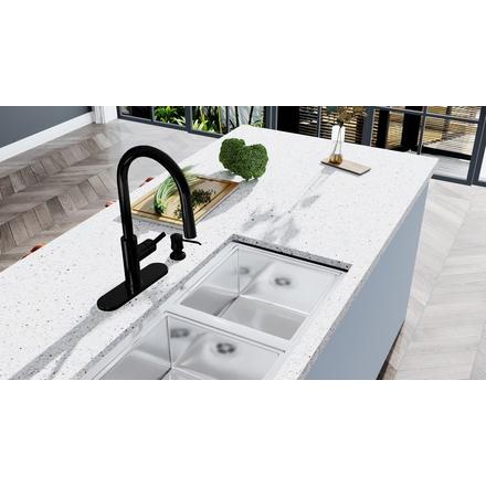 Rhiver Pull Down Matte Black Kitchen Faucet Rhiver Pull Down Matte Black Kitchen Faucet
