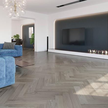Petersburg Ash Herringbone Wire Brushed Solid Hardwood Petersburg Ash Herringbone Wire Brushed Solid Hardwood