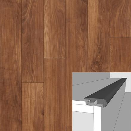 Anthem Alder 94in. Laminate Overlapping Stair Nose Anthem Alder 94in. Laminate Overlapping Stair Nose