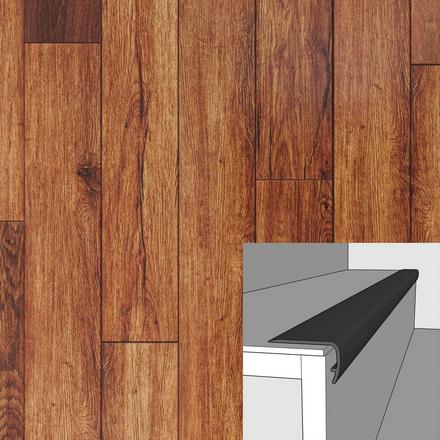 Tuscan Sunset 94in. Vinyl Overlapping Stair Nose Tuscan Sunset 94in. Vinyl Overlapping Stair Nose