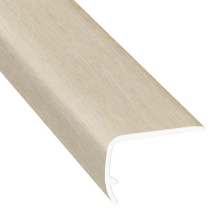 Willow Bianco 94in. Vinyl Overlapping Stair Nose Willow Bianco 94in. Vinyl Overlapping Stair Nose