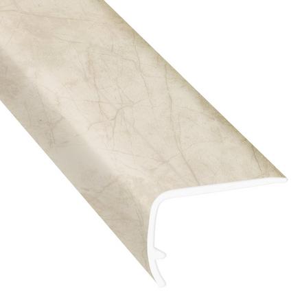 Soft Champagne 94in. Vinyl Overlapping Stair Nose Soft Champagne 94in. Vinyl Overlapping Stair Nose