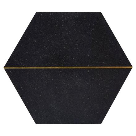 Maravilla Basalt Hexagon Gold Tile Maravilla Basalt Hexagon Gold Tile