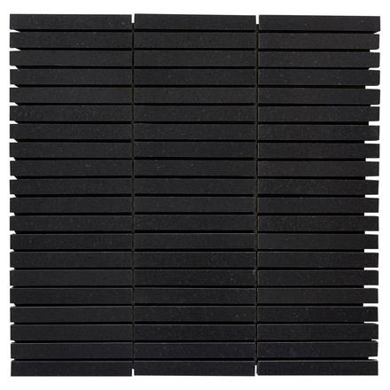 Basalt Stack Honed Mosaic Basalt Stack Honed Mosaic