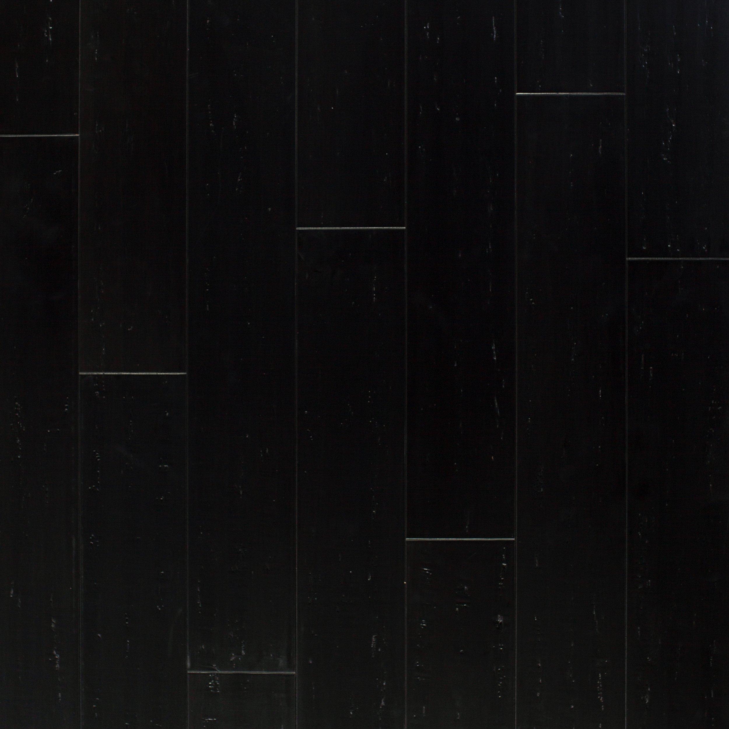 Titan Black II Hand Scraped Solid Stranded Bamboo