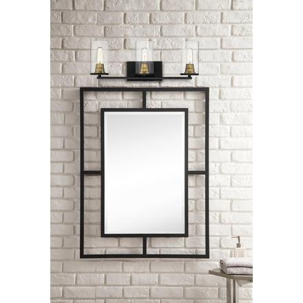 Amaya Matte Black and Brushed Bronze Triple Vanity Light Amaya Matte Black and Brushed Bronze Triple Vanity Light