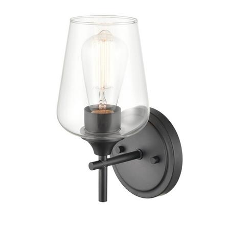 Gianna Matte Black Single Sconce Gianna Matte Black Single Sconce