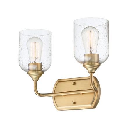 Jade Brushed Gold Double Vanity Light Jade Double Vanity Light