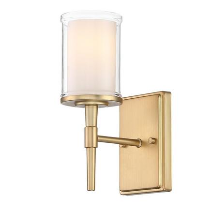 Harlow Brushed Gold Single Sconce Harlow Single Sconce