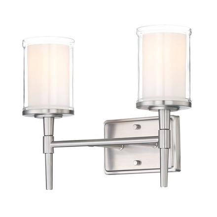 Harlow Brushed Nickel Double Vanity Light Harlow Double Vanity Light