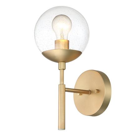 Enzo Brushed Gold Single Sconce Enzo Single Sconce