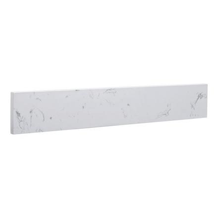 Cala White Engineered Marble Side Splash Cala White Engineered Marble Side Splash