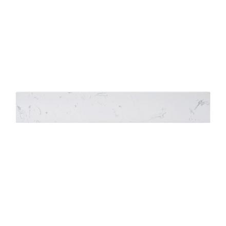 Cala White Engineered Marble Side Splash Cala White Engineered Marble Side Splash
