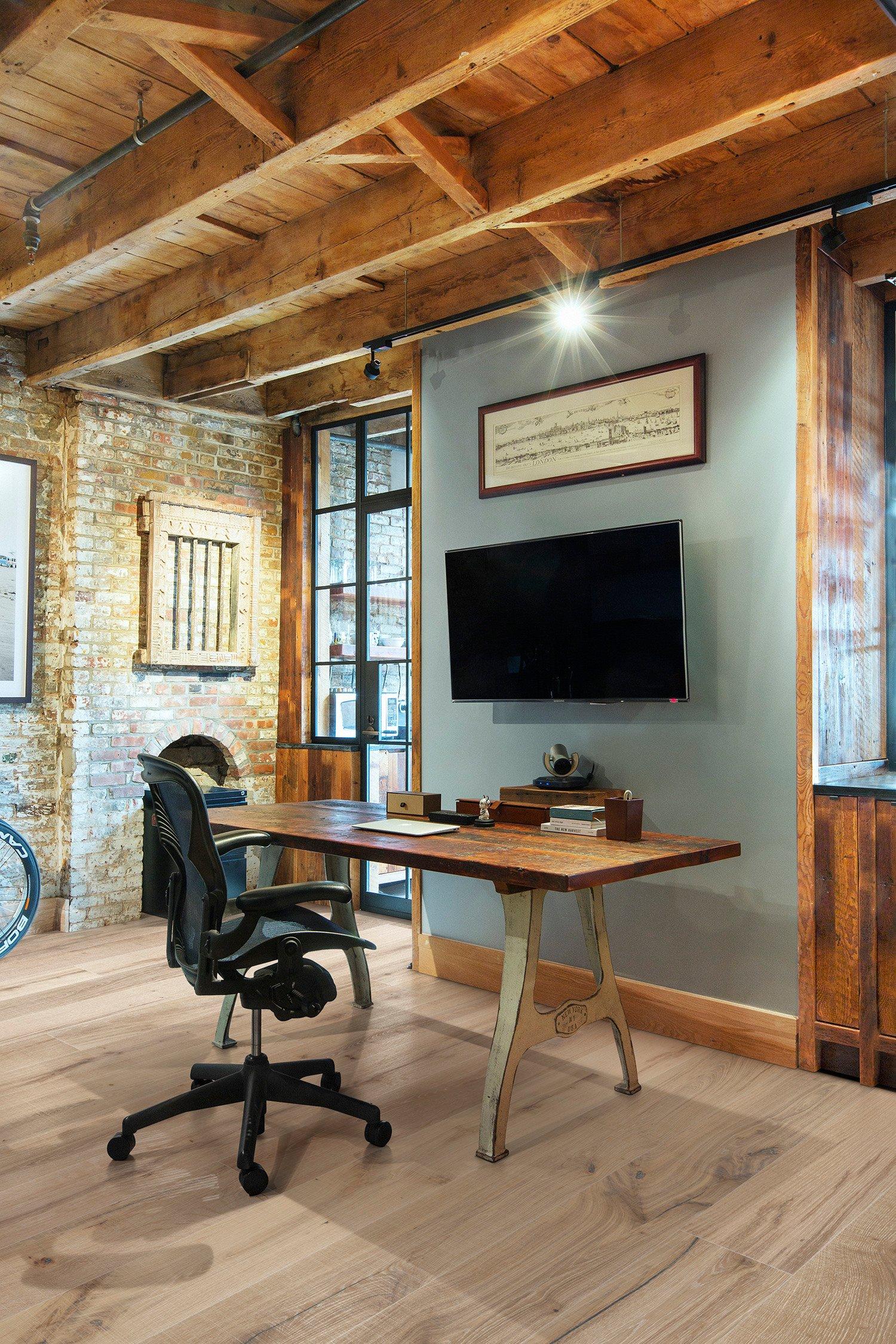 Voyage Grenada White Oak Wire-Brushed Engineered Hardwood