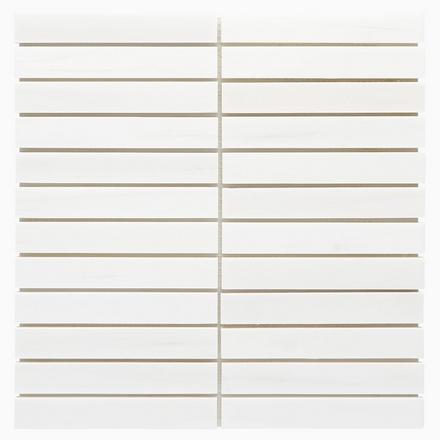Dolomite Honed Stacked Marble Mosaic Dolomite Honed Stacked Marble Mosaic