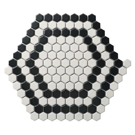 Bistro Hexagon Porcelain Mosaic Bistro Hexagon Porcelain Mosaic