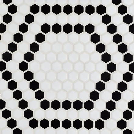 Bistro Hexagon Porcelain Mosaic Bistro Hexagon Porcelain Mosaic